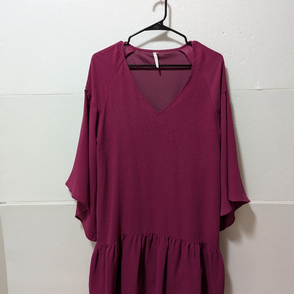 Mittoshop Fushia Babydoll Dress Size S